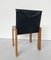 Mid-Century Modern Chairs in Wood and Leather in the style of Scarpa, 1960s, Set of 4 4