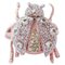 Tsavorites, Diamond, Rose Gold and Silver Ladybug Fashion Ring, Image 1