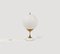 Italian Table Lamp in Marble and Opaline Glass, 1960s 2