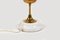 Italienische Tischlampe aus Marmor & Opalglas, 1960er 6