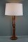 Vintage Lampe aus Holz, 1960er 2