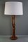 Vintage Lampe aus Holz, 1960er 1