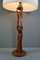 Vintage Wooden Lamp, 1960s 3