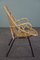 Dutch Rattan Armchair with Armrests, 1960s, Image 3