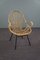 Dutch Rattan Armchair with Armrests, 1960s, Image 1