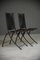 Chaises Antiques en Fer et Cuir, France, 1800s, Set de 2 7