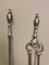 Antique Regency Fire Tools in Polished Steel, 1810, Set of 3 4