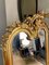 Espejo francés antiguo estilo Luis XV dorado, 1820, Imagen 5