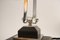Lámpara de mesa giratoria Art Déco de cromo, Viena, años 30, Imagen 17