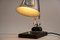 Lámpara de mesa giratoria Art Déco de cromo, Viena, años 30, Imagen 10
