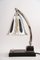 Lámpara de mesa giratoria Art Déco de cromo, Viena, años 30, Imagen 3