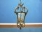 Regency Brass Ceiling Lamp, Italy, 1960s, Image 1