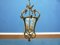 Regency Deckenlampe aus Messing, Italien, 1960er 1