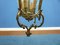 Regency Deckenlampe aus Messing, Italien, 1960er 6