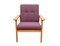 Armchair with Cushion in Light Violet, 1965 13