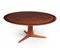 Table Basse Mid-Century en Teck avec Plateau en Cuivre 1