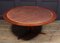 Table Basse Mid-Century en Teck avec Plateau en Cuivre 9