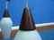 Lámpara colgante danesa de teca, años 60, Imagen 5