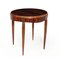 French Art Deco Table in Macassar Ebony and Walnut 1