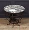 French Art Deco Wrought Iron and Marble Coffee Table 14
