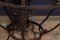 French Art Deco Wrought Iron and Marble Coffee Table, Image 11