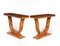 French Art Deco Console Tables in Amboyna, Set of 2 3