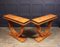 French Art Deco Console Tables in Amboyna, Set of 2, Image 8