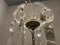 Lámpara colgante vintage de cristal de Murano, años 50, Imagen 2