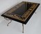 Living Room Table with Black Slate Plane and Wrought Iron Base from Cupioli Living 3