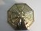 Hollywood Regency Octagonal Flush Mount from Deknudt, Belgium, 1980s, Image 8