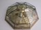 Hollywood Regency Octagonal Flush Mount from Deknudt, Belgium, 1980s, Image 1