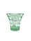 Grüne Wabenvase aus Kristallglas von Pierre d'Avesn, Frankreich, 1930er 16