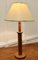Lámpara de mesa rústica de bobina de lana, años 60, Imagen 8