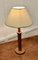 Lámpara de mesa rústica de bobina de lana, años 60, Imagen 6