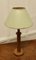 Lámpara de mesa rústica de bobina de lana, años 60, Imagen 3