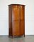 Edwardian Bow Fronted Two Door Wardrobe with Brass Lining, 1900s 3