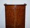 Edwardian Bow Fronted Two Door Wardrobe with Brass Lining, 1900s 4