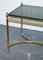 French Hollywood Regency Brass & Smoked Glass Coffee Table, 1960s, Image 7