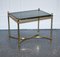 French Hollywood Regency Brass & Smoked Glass Coffee Table, 1960s, Image 2