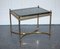 French Hollywood Regency Brass & Smoked Glass Coffee Table, 1960s, Image 4