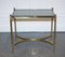 French Hollywood Regency Brass & Smoked Glass Coffee Table, 1960s 10