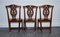 Chippendale Style Dining Chairs with H Frame, Set of 6 6