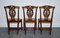 Chippendale Style Dining Chairs with H Frame, Set of 6 15