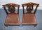 Chippendale Style Dining Chairs with H Frame, Set of 6 13