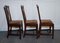 Chippendale Style Dining Chairs with H Frame, Set of 6 16