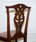 Chippendale Style Dining Chairs with H Frame, Set of 6 19