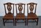 Chippendale Style Dining Chairs with H Frame, Set of 6 4