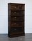 Antique Oak & Glass Stacking Library Bookcase from Globe Wernicke 1