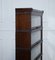 Antique Oak & Glass Stacking Library Bookcase from Globe Wernicke 16