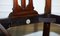 Sillas de escritorio de comedor laterales estilo Chippendale con forma de garra y bola de cuero. Juego de 2, Imagen 18
